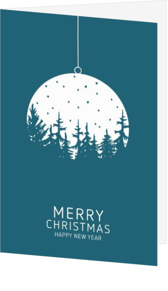 Weihnachtsbaum - weihnachtskarte 22073D