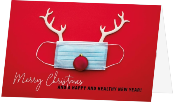 Weihnachtskarte - Healthy New Year