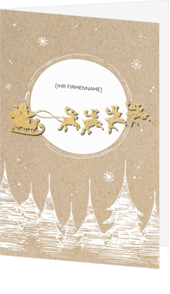Weihnachtsmann - weihnachtskarte 22023D