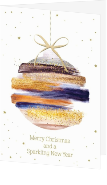 Weihnachtskugel - weihnachtskarte 631122D