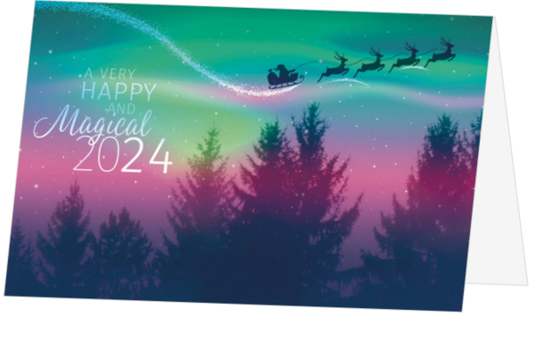 Schnee - weihnachtskarte 22183D
