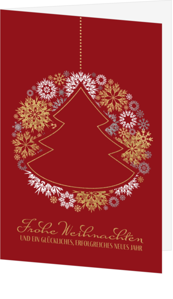 Weihnachts- und Neujahrskarten - weihnachtskarte 23074D