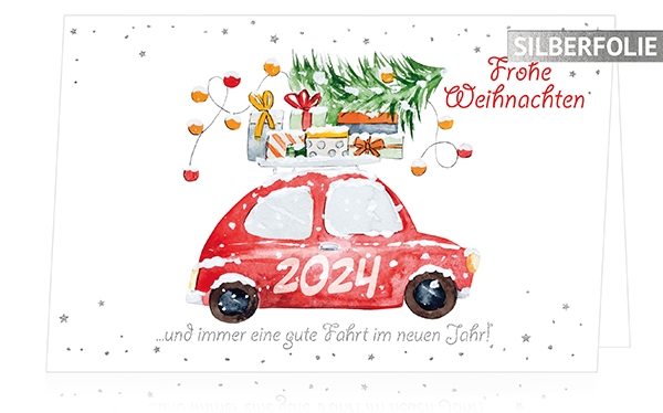 Folienkarten - weihnachtskarte 23082D